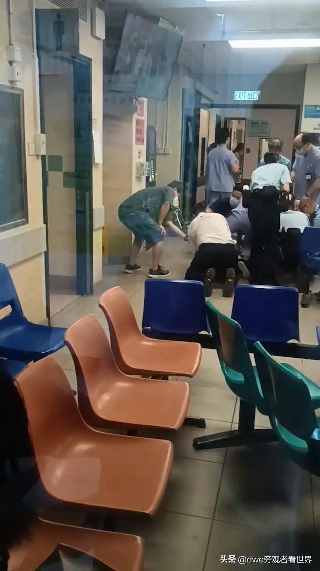 香港医院排名前十查血男女，香港联合医院发生病人挥舞剪刀惊险事件，多人撤离避险