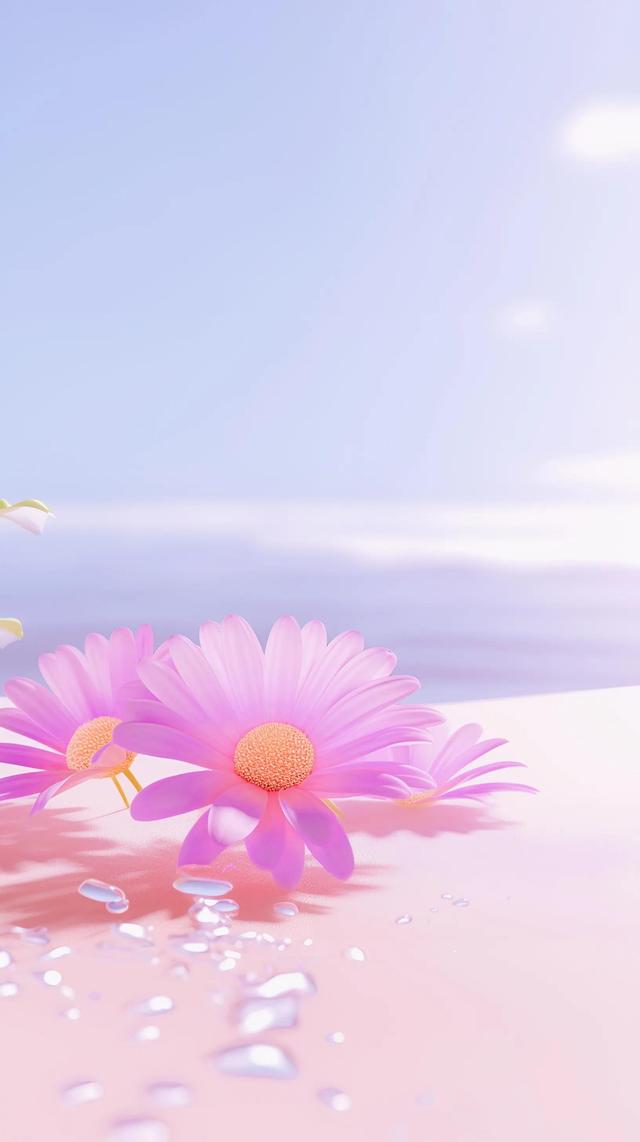 小雏菊的图片,美图海边的小雏菊，平凡而美丽